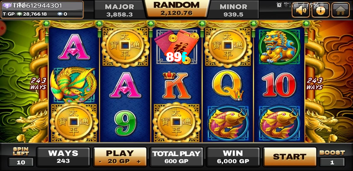 89f casino presented on mobile device in Pakistan with slots and live games